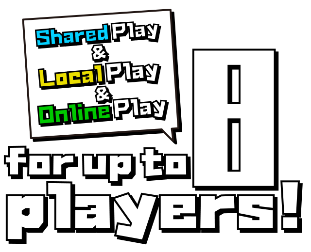 Online Multiplayer for up to 8 players!